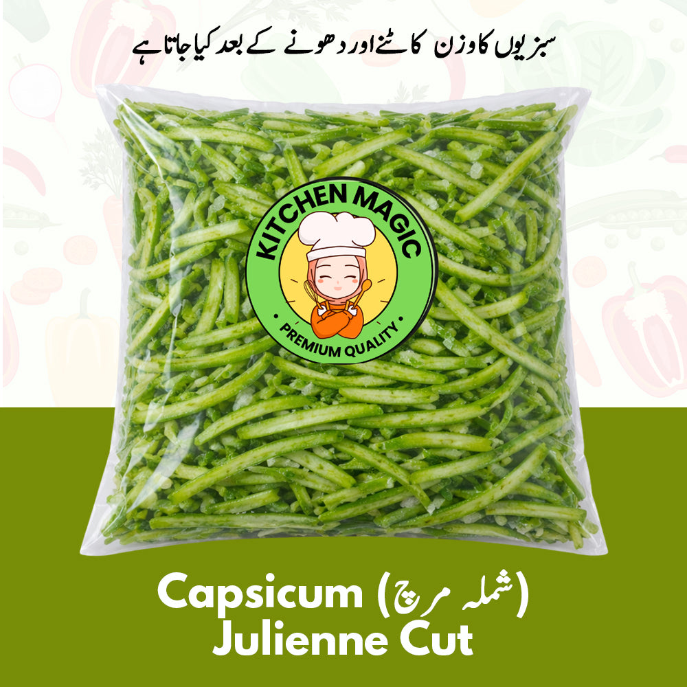 Capsicum - Julienne Cut